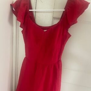Red hollister dress